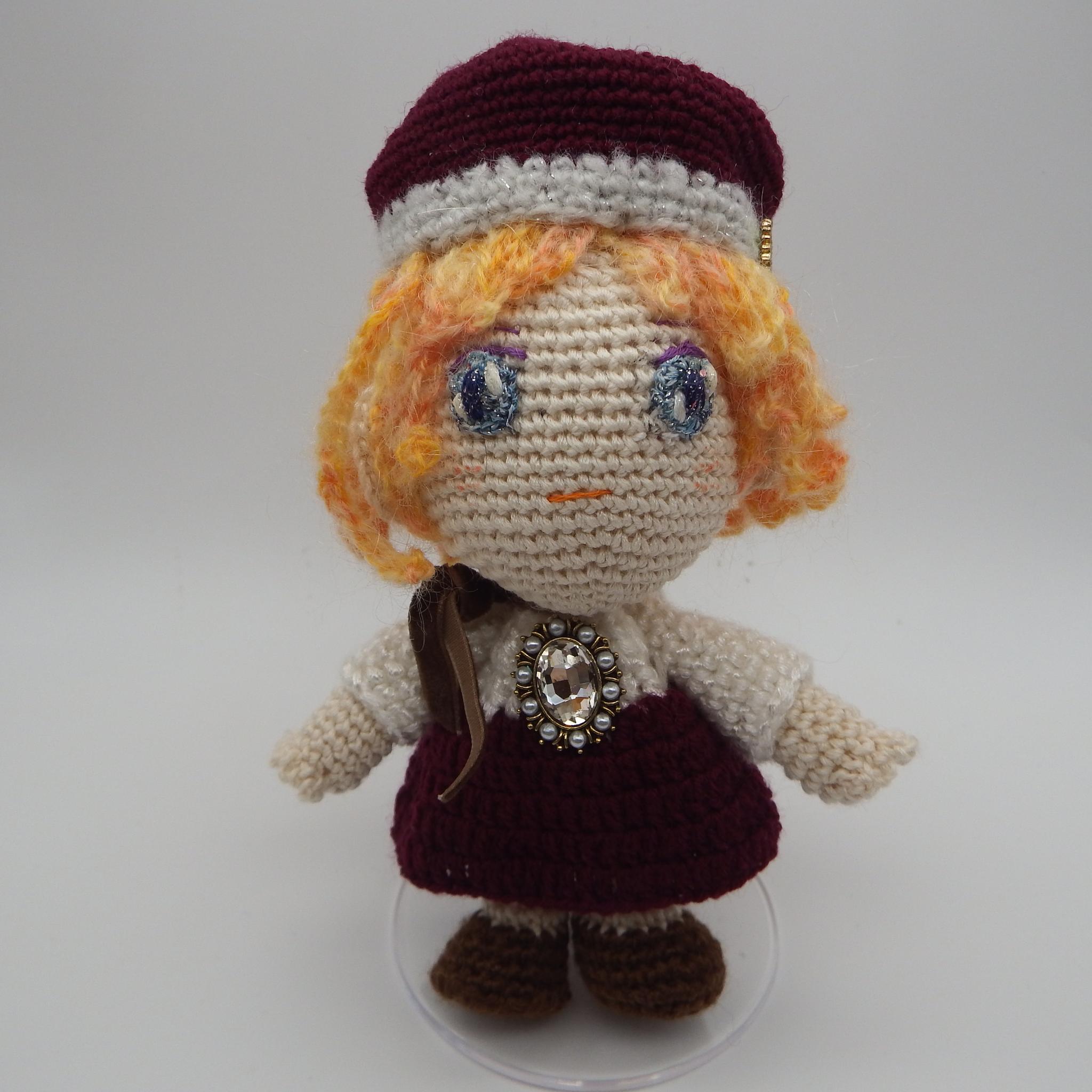 【あみぐるみ】マドモアゼル・レイラ　ヒトガタ女の子【312】